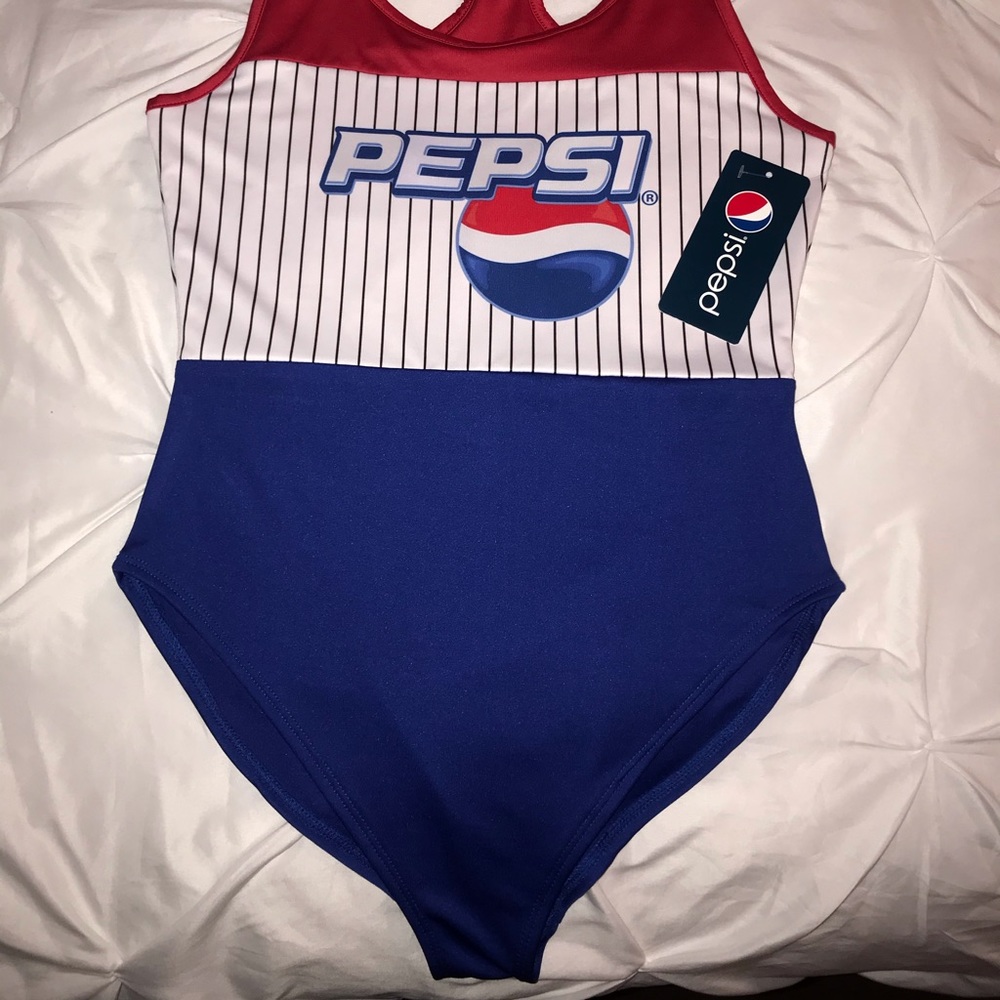 Pepsi one piece bathing suit vintage